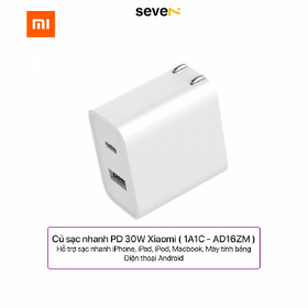 Củ Sạc Xiaomi 30W Chuẩn PD 1A1C Chính Hãng